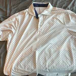 Greyson XL White Golf Polo